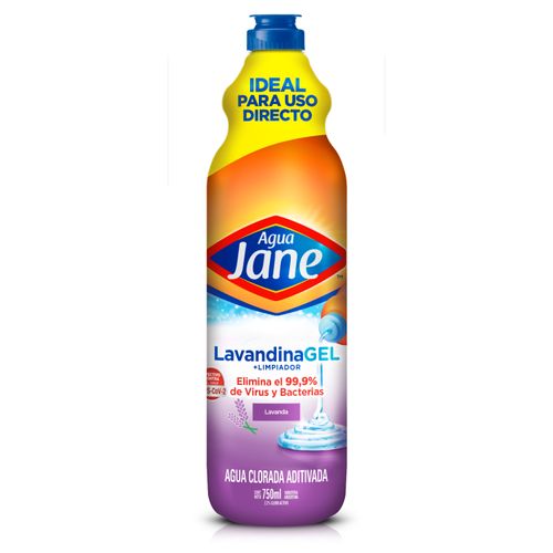 LAVANDINA AGUA JANE GEL LAVANDA 750ML