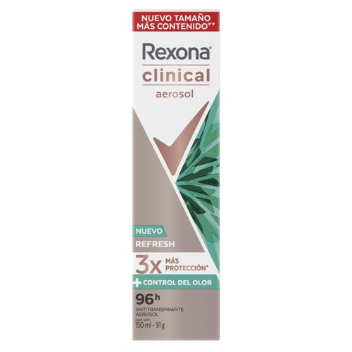 DESODORANTE REXONA CLINICAL REFRESH 150ML