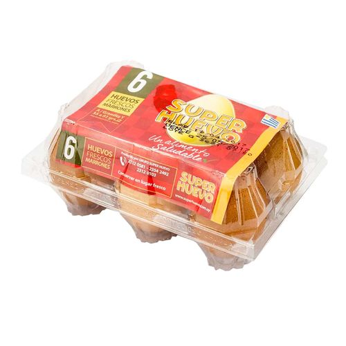 Huevos Super Huevo Colorados 6Un