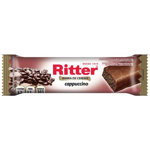 CEREAL EN BARRA RITTER CAPUCCINO C/CHOCOLATE
