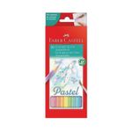 Lápiz Faber Castell 10 colores acuarelables pastel 120210p