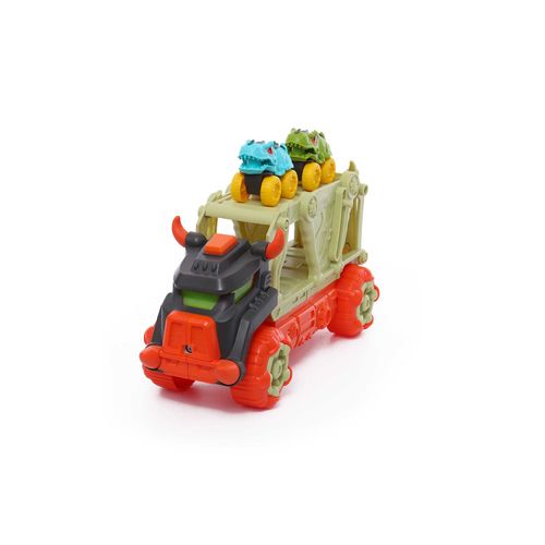 Camión Transportador Con Humo,Luz,Sonido Y 2Autos