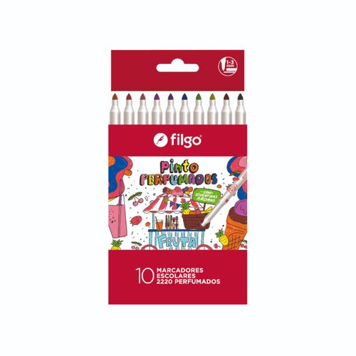 MARCADOR FILGO PINTO PERFUMADOS 10UN