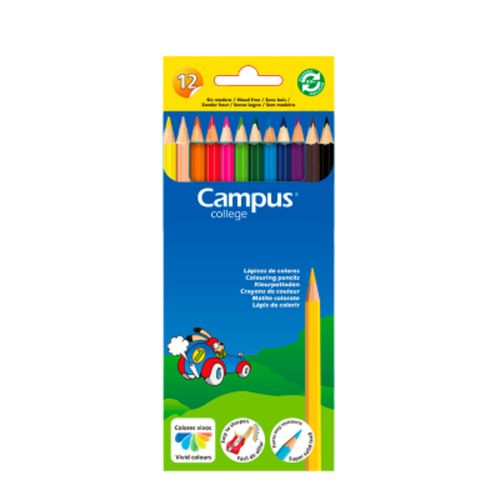 LAPICES CAMPUS DE COLORES 12UN