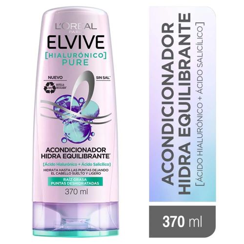 Acondicionador Elvive Hialurionico Pure 370Ml