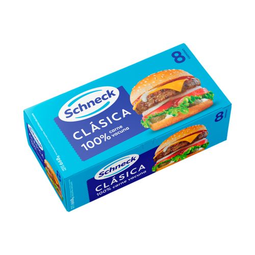 Hamburguesas Schneck clásicas x 8 Uni