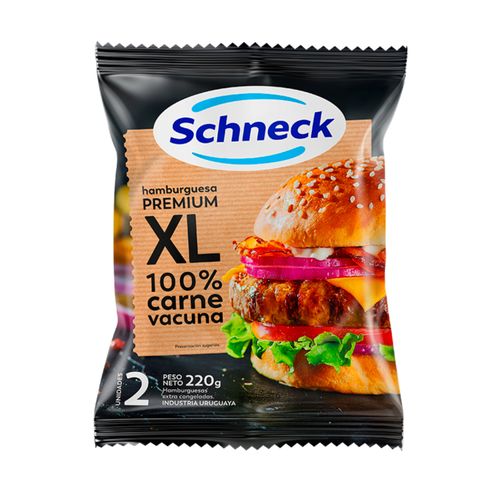 Hamburguesa Schneck Xl Flow Pack 2 Uni 220 g