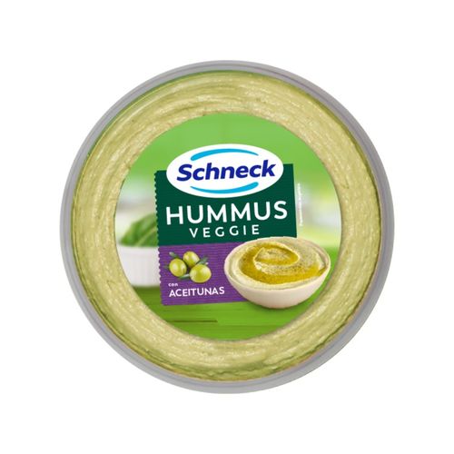HUMMUS SCHNECK VEGGIE CON ACEITUNAS 250GRS