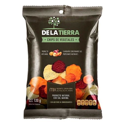 Chips Fritos De La Tierra Con Sal Mix De Vegetales 120 g