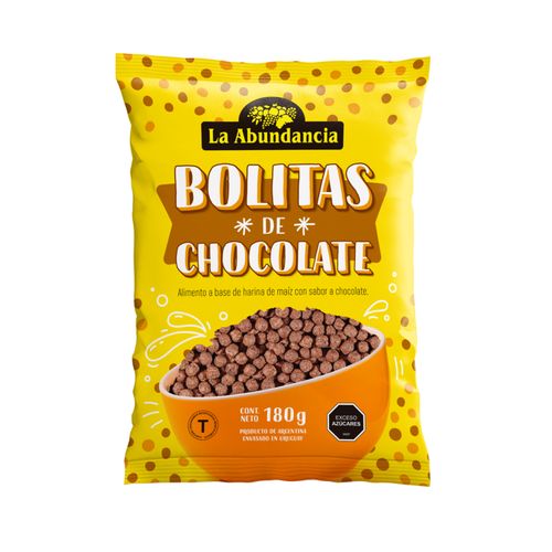 Cereales La Abundancia Bolitas Chocolate 180Gr