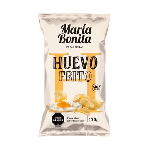 Papas Fritas María Bonita Huevo Flowpack 100Gr