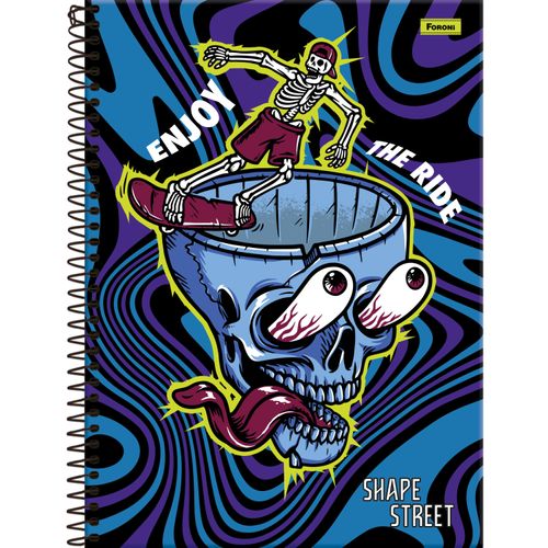 CUADERNOLA FORONI I6403 SHAPE STREET 80H CON ESPIRAL SUPER T