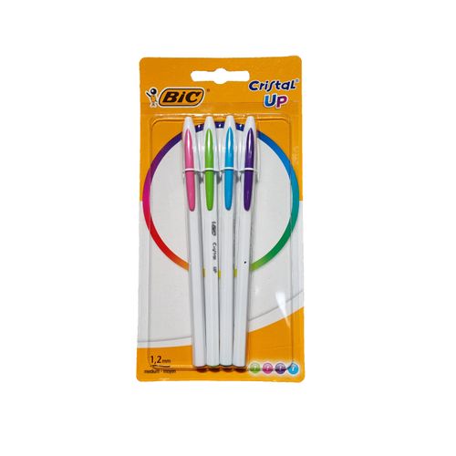 BOLIGRAFO BIC CRISTAL PASTEL 4UN UP FASHION