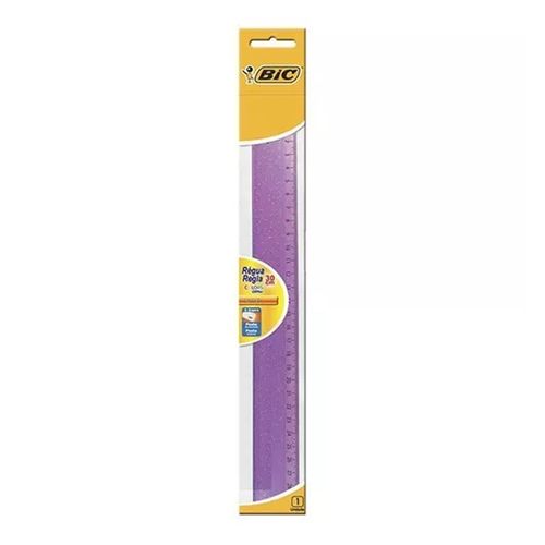 REGLA BIC GLITTER 30CM