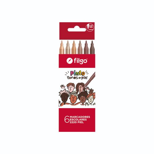MARCADOR FILGO PINTO 6UN PASTEL