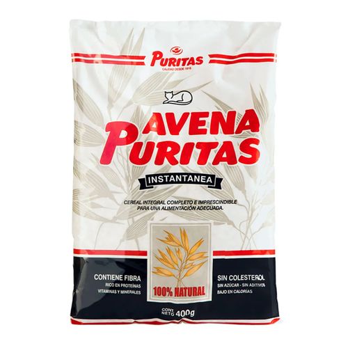 Avena Puritas Laminada Fina 400Gr