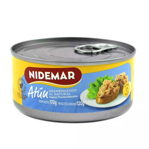ATUN NIDEMAR DESMENUZADO AL AGUA 170GR