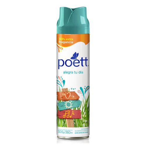 Aromatizante Poett Aereosol Alegra Tu Dia 360Ml