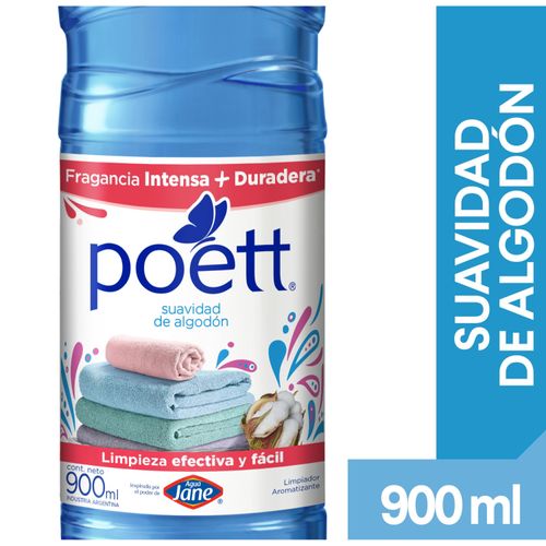 Limpiador Poett Suavidad De Algodón 900 ml