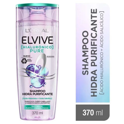 Shampoo Elvive Hialuronico Pure 370Ml