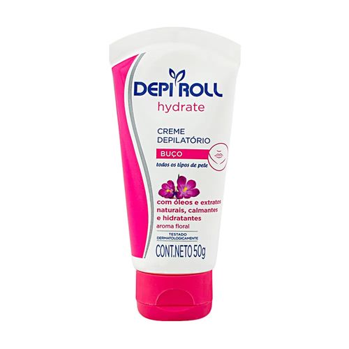 Crema Depilatoria Depi Roll Rostro Floral 50Cc