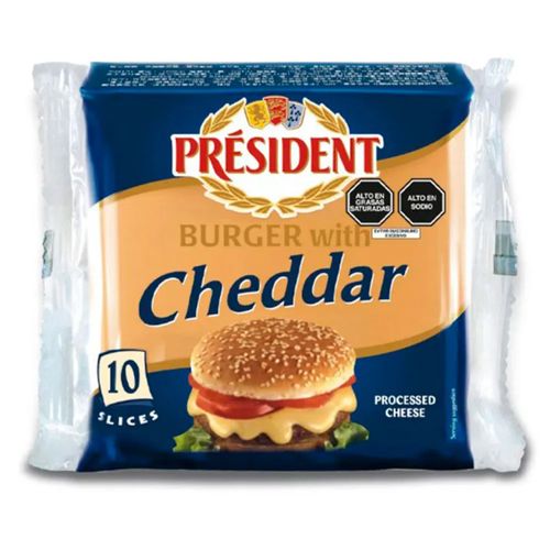 Queso President Cheddar Sandwich 200Gr Especial
