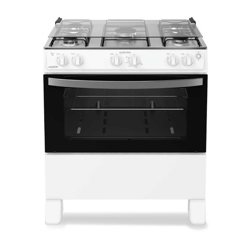 COCINA GRENNO GINEVRA BLANCA 5HORNALLAS A GAS