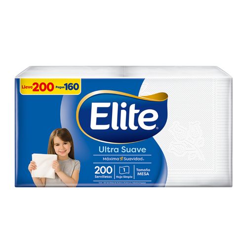 Servilleta Elite Mesa Blanca 200X160