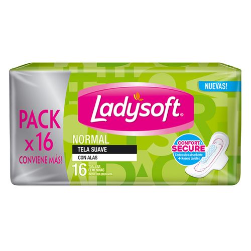 Toalla Femenina Ladysoft Tela Suave Con Alas 16Un