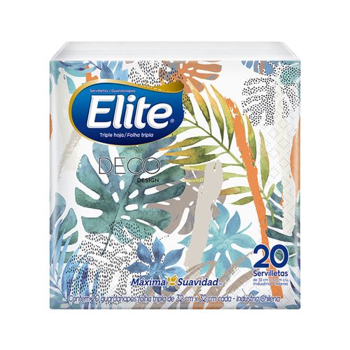 Servilletas Elite Gold Diseño 20Un 33X33Cm