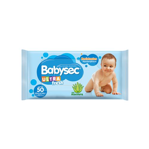 Toalla Humeda Babysec 50Un Ultra