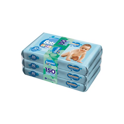 Toalla Humeda Babysec 150Un Ultra Oferta