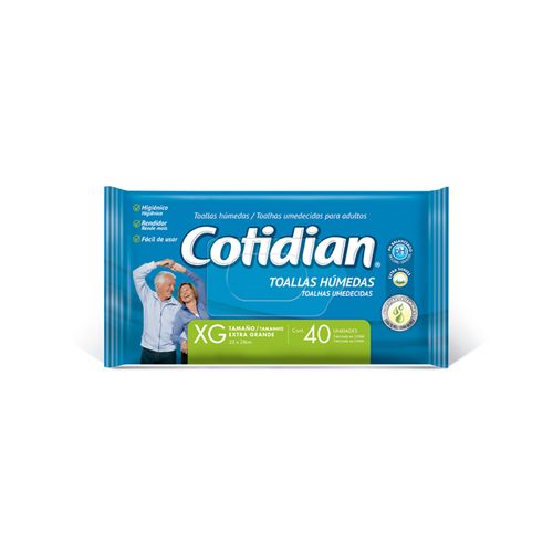 Toalla Humeda Cotidian 40Un