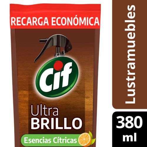 Lustramuebles Cif Brillo Esenc Cit Regular Doy Pack 380Ml