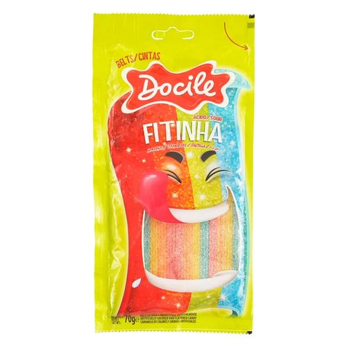 Regaliz Docile Cinta Frutilla 70Gr