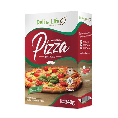 Premezcla Deli For Life Sin Gluten Para Pizza 340g