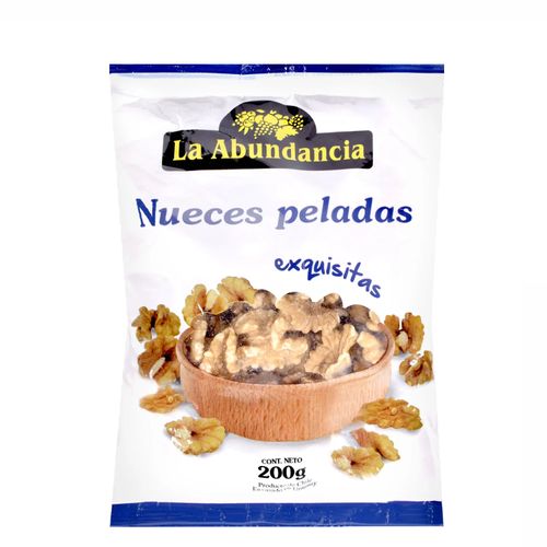 Nueces La Abundancia Peladas 200Gr