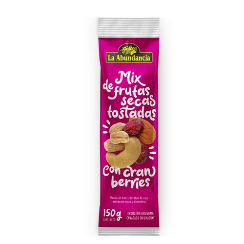 Frutos Secos La Abundancia Mix Con Arandanos Sachet 150Gr