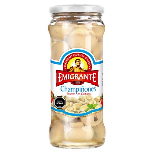 Champignon Emigrante Entero Frasco 280Gr