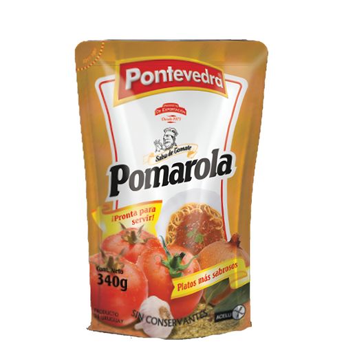 Salsa De Tomate Pontevedra Pomarola Doypack 340Gr
