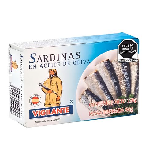 Sardinas Vigilante En Aceite De Oliva 120Gr