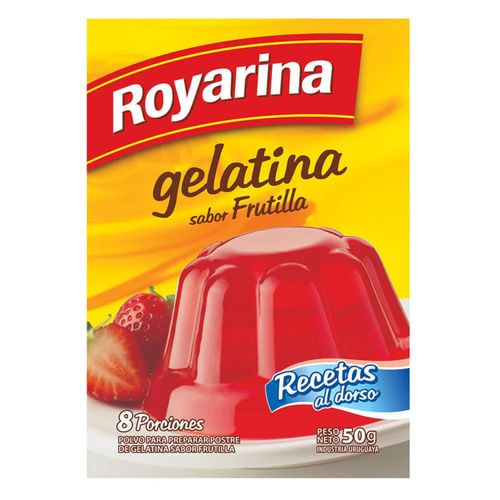 Gelatina Royarina Frutilla 50Gr