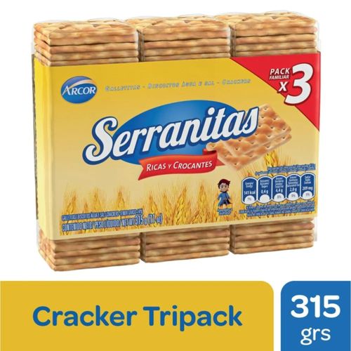 Galleta Arcor Serranitas 315Gr