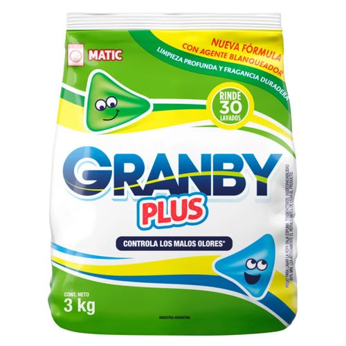 Jabon En Polvo Granby Matic 3Kg