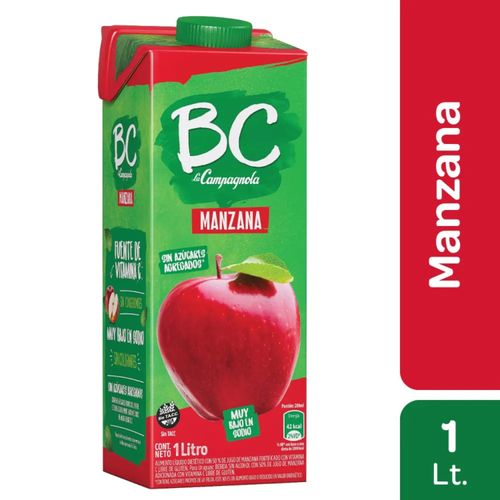 Jugo Bc Manzana 1Lt .