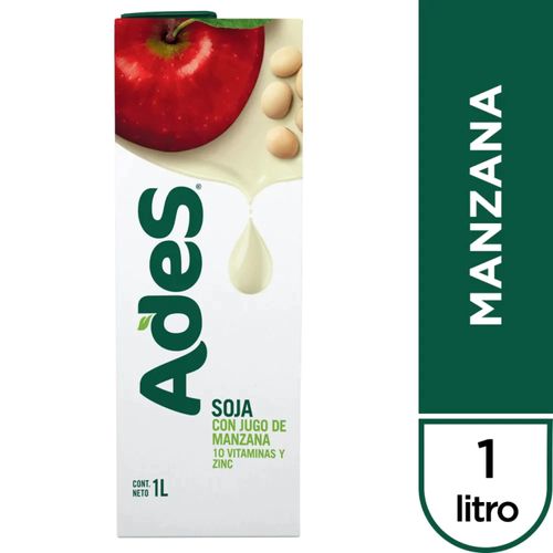 Jugo Ades Multi10 Manzana 1Lt