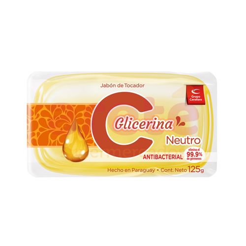 Jabon Cavallaro Glicerina Neutro Flowpack 125Gr De Tocador