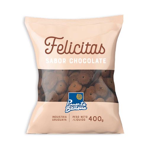 Galletas Punta Ballena Felicitas Chocolate Flowpack 400Gr