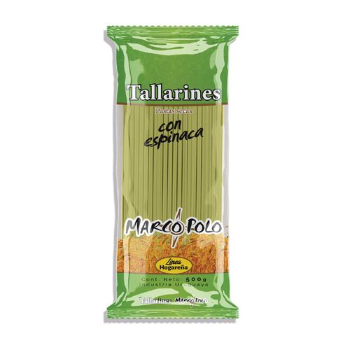 FIDEO MARCO POLO TALLARINES ESPINACA 500GR