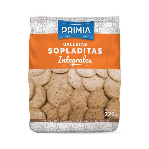 GALLETA PRIMIA SOPLADITA INTEGRAL 220GR